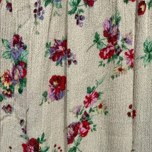 Uncle Frank x Anthropologie Floral Boho Mini Dress Bell Sleeves S Style 34024 - Picture 8 of 8